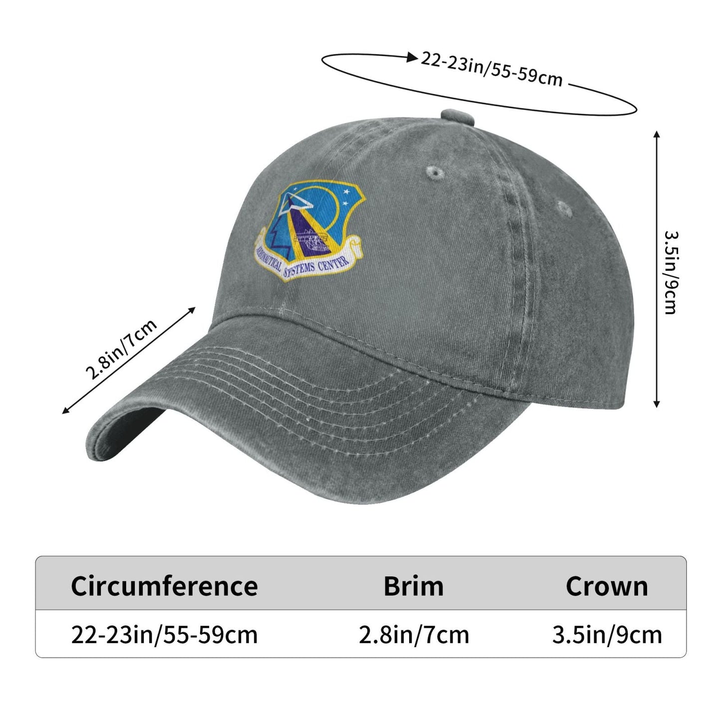 USAF-Aeronautical Systems Center Printing unisex baseball cap adjustable cap veteran gift