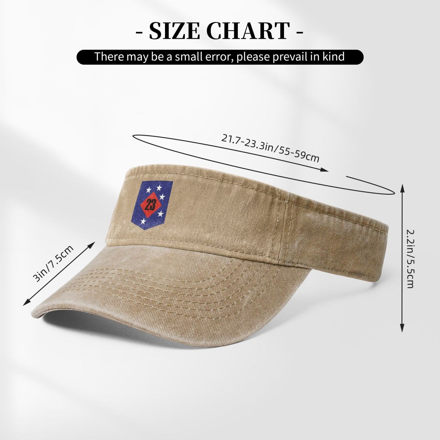 USMC-23rd Marine Regiment Printing adjustable Empty Top Baseball Sun Cap unisex outdoor sport hat veterans gift