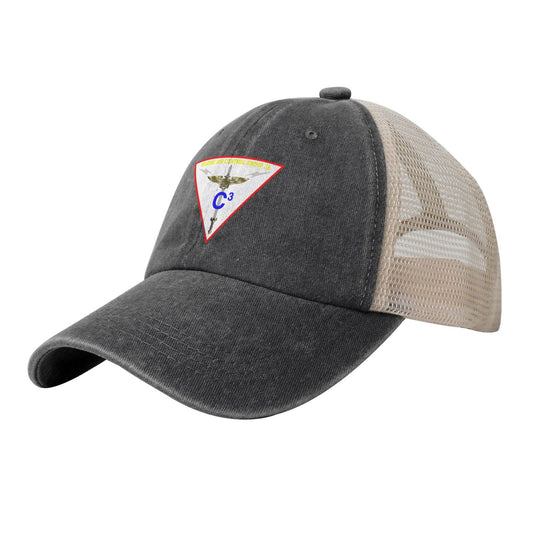 MACG 38 Insignia Printed unisex baseball cap adjustable grid baseball cap veteran gift