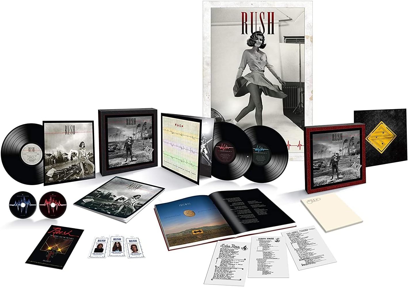 Rush Permanent Waves Vinyl LP Box Set Super Deluxe 40th Anniversary 2020 - VINYL LP "VINYLBADGES"