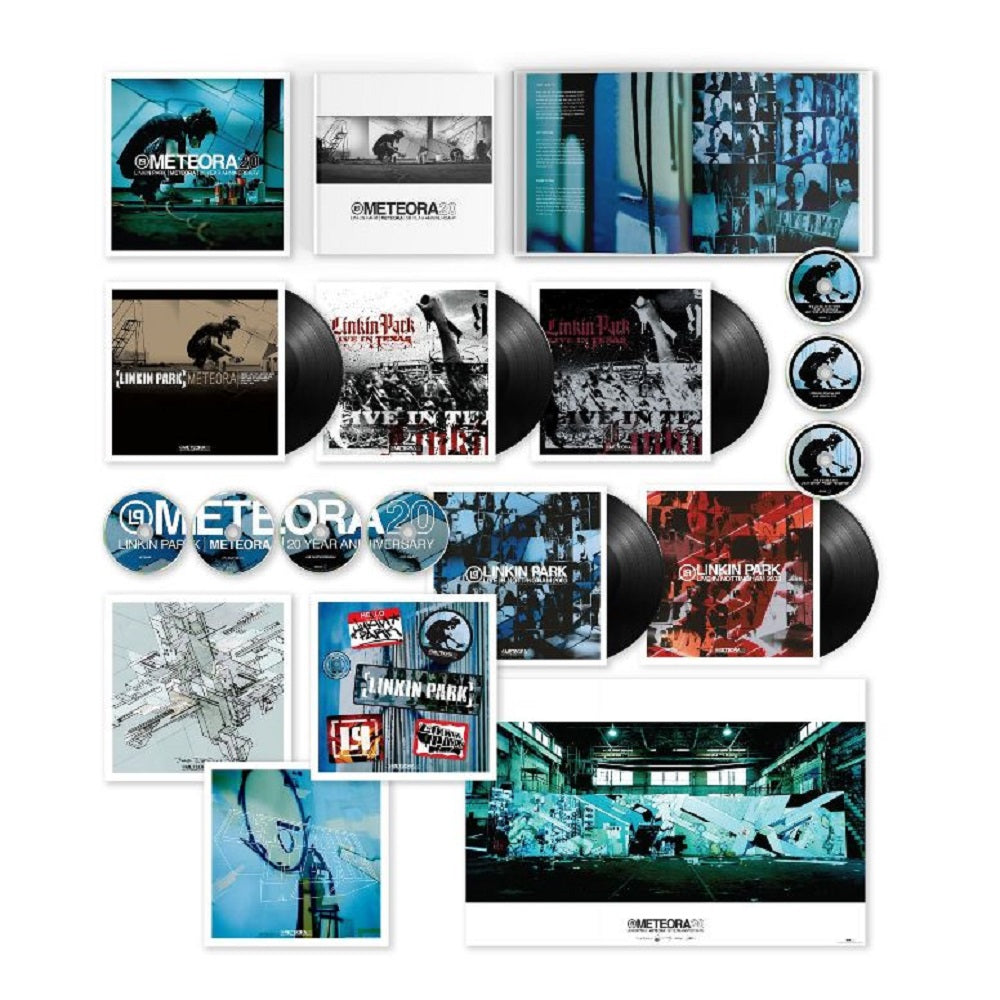 Linkin Park Meteora 20th Anniversary Super Deluxe & 20th Anniversary Vinyl & CD Box Set 2023 - VINYL LP "VINYLBADGES"