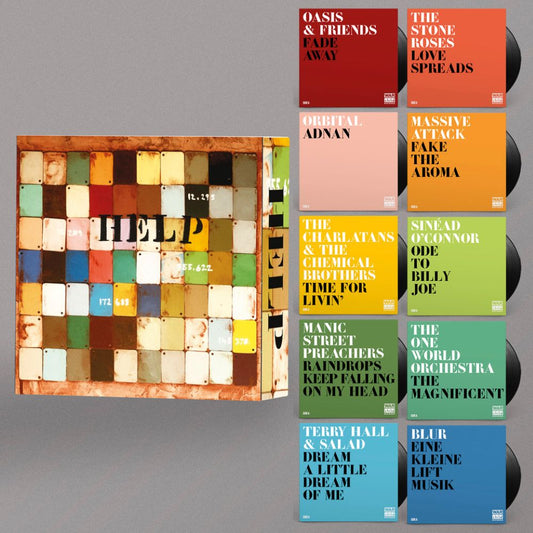 HELP 30th Anniversary 7" Vinyl Single Box Set Due Out 17/10/25 - VINYL LP "VINYLBADGES"