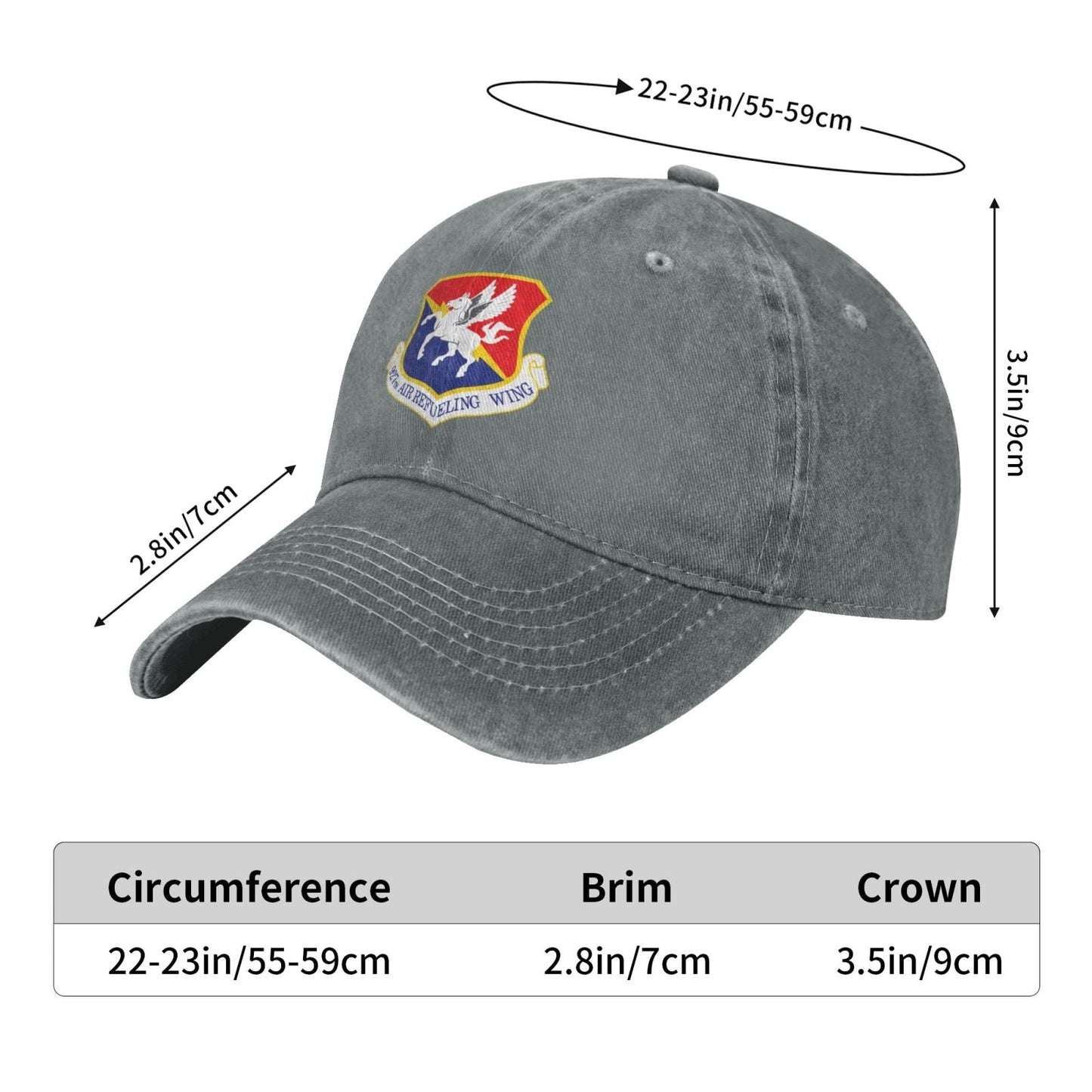 927th Air Refueling Wing Printing unisex baseball cap adjustable cap veteran gift