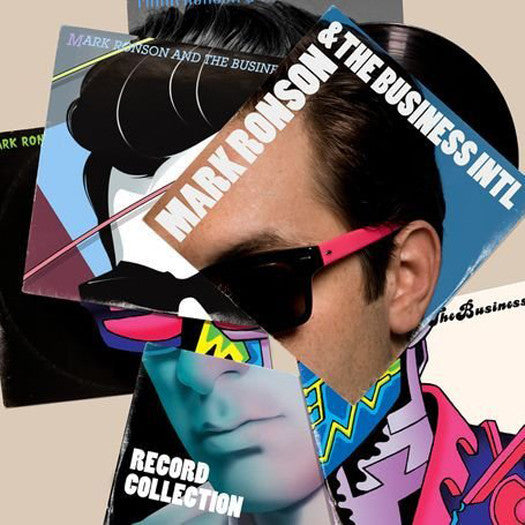 MARK RONSON RECORD COLLECTION 7" SINGLE VINYL NEW 2010 LIMITED ED BOX SET - VINYL LP "VINYLBADGES"