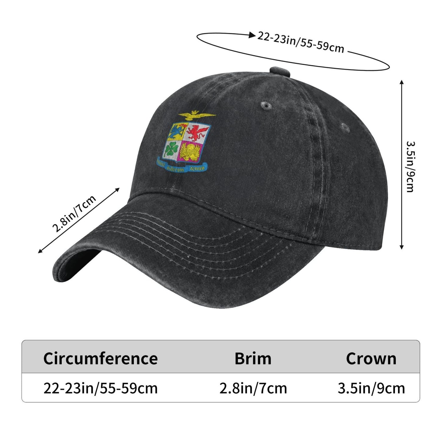 Coat Of Arms Of The Italian Air Force Printing unisex baseball cap adjustable cap veteran gift