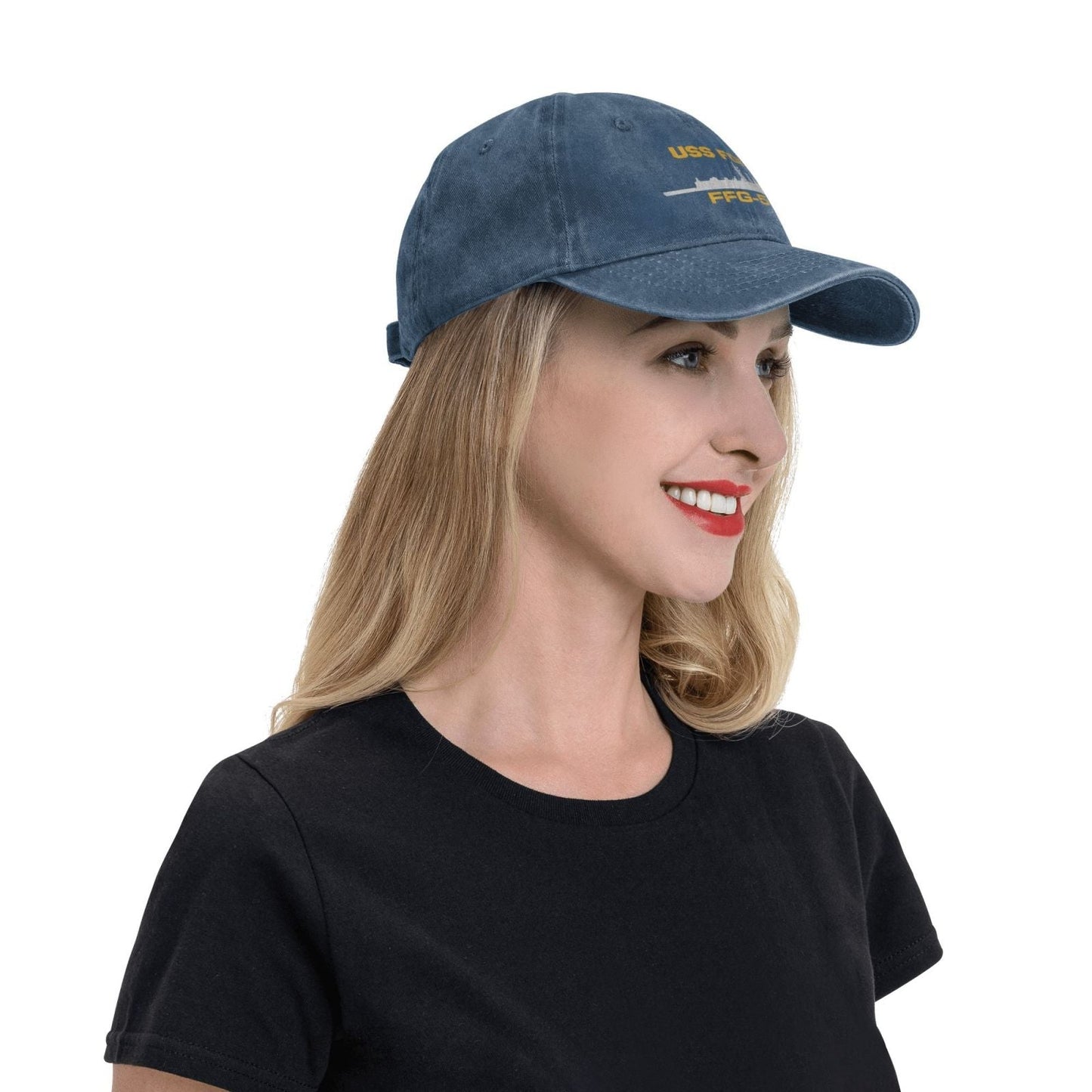 USS Ford (FFG-54) Printed unisex baseball cap adjustable cap veteran gift