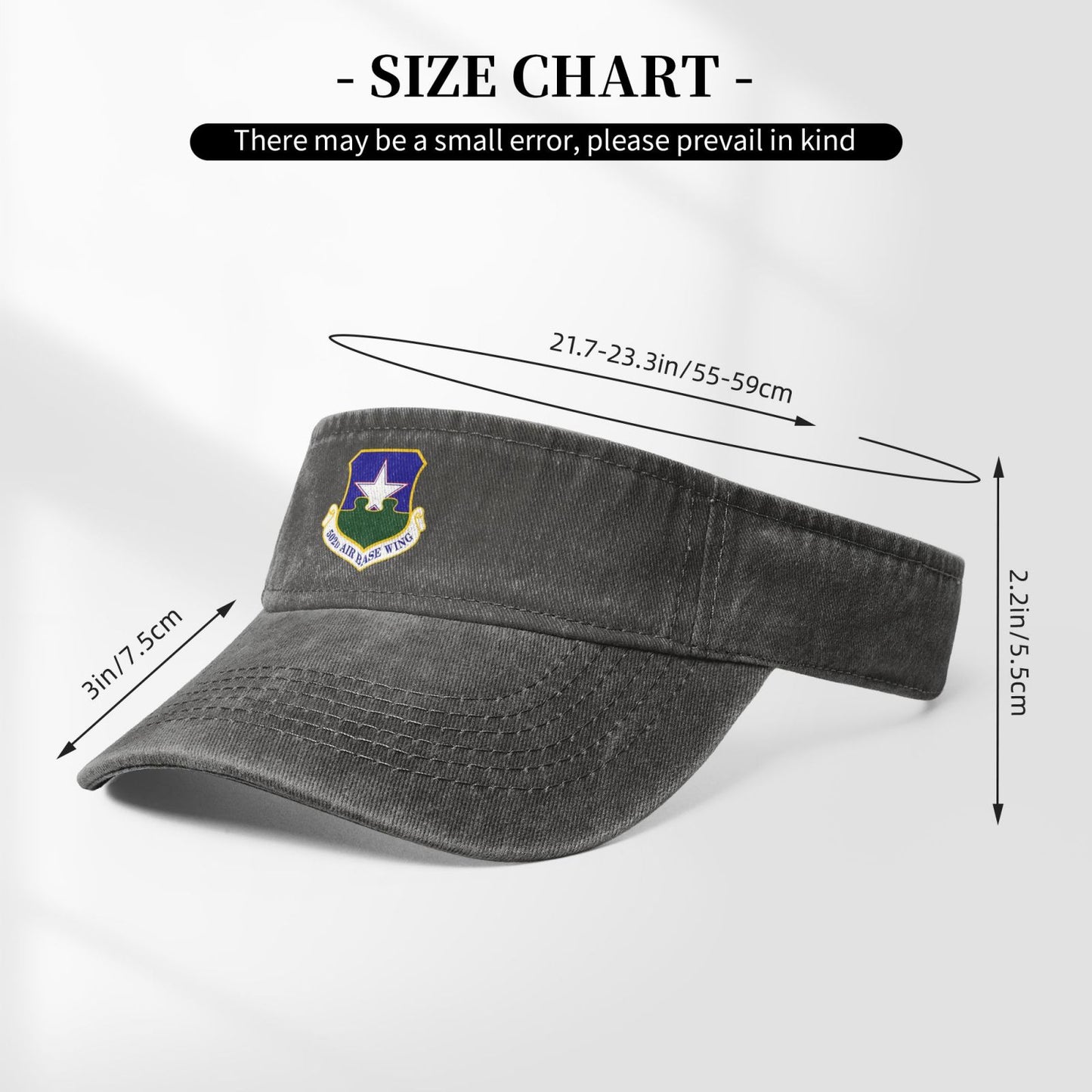 USAF-502d Air Base Wing Printing adjustable Empty Top Baseball Sun Cap unisex outdoor sport hat veterans gift