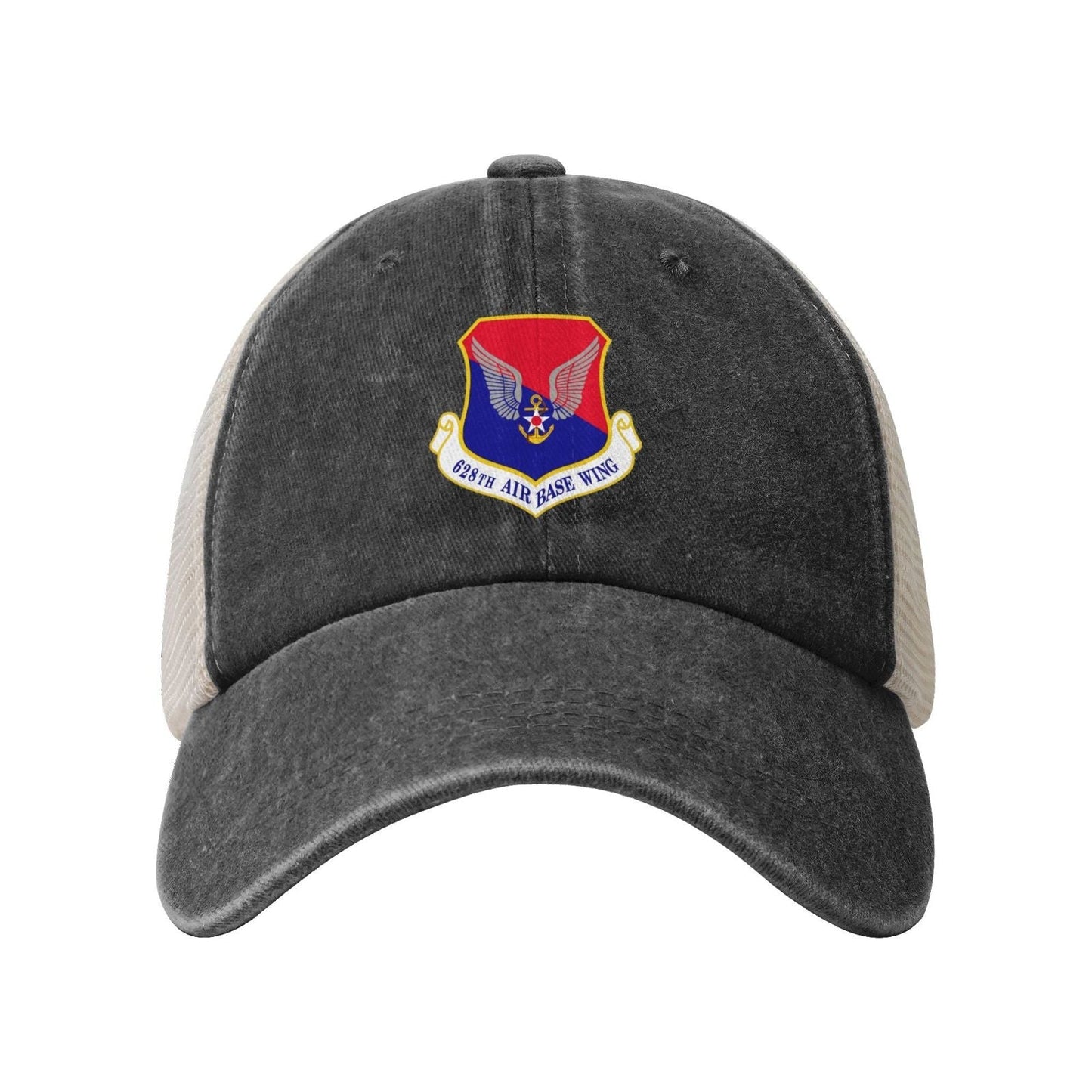 628th Air Base Wing-Emblem Printed unisex baseball cap adjustable grid baseball cap veteran gift