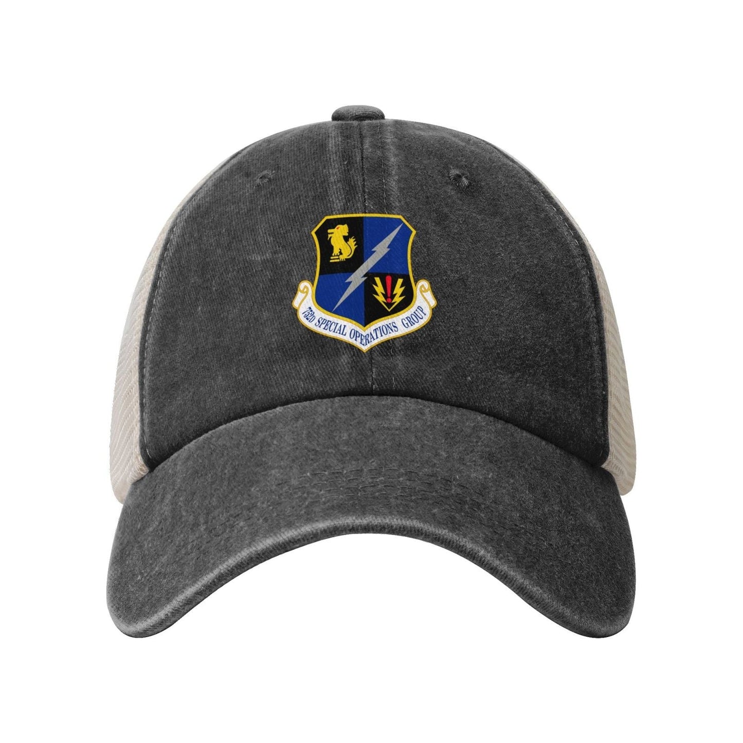 752nd Special Operations Group Printed unisex baseball cap adjustable grid baseball cap veteran gift