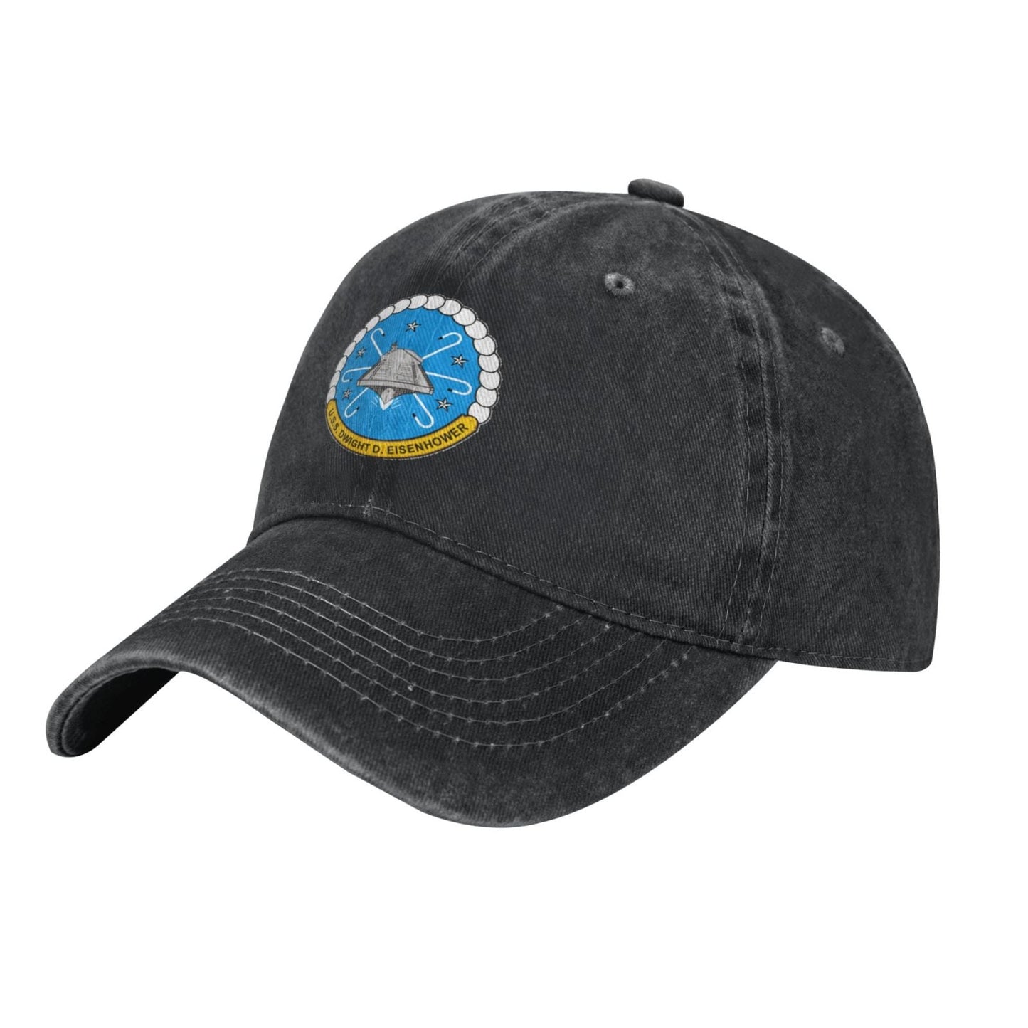 USS Dwight D. Eisenhower CVN-69 Printed unisex baseball cap adjustable cap veteran gift