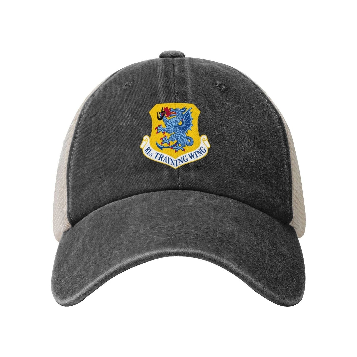 81st Training Wing Printed unisex baseball cap adjustable grid baseball cap veteran gift