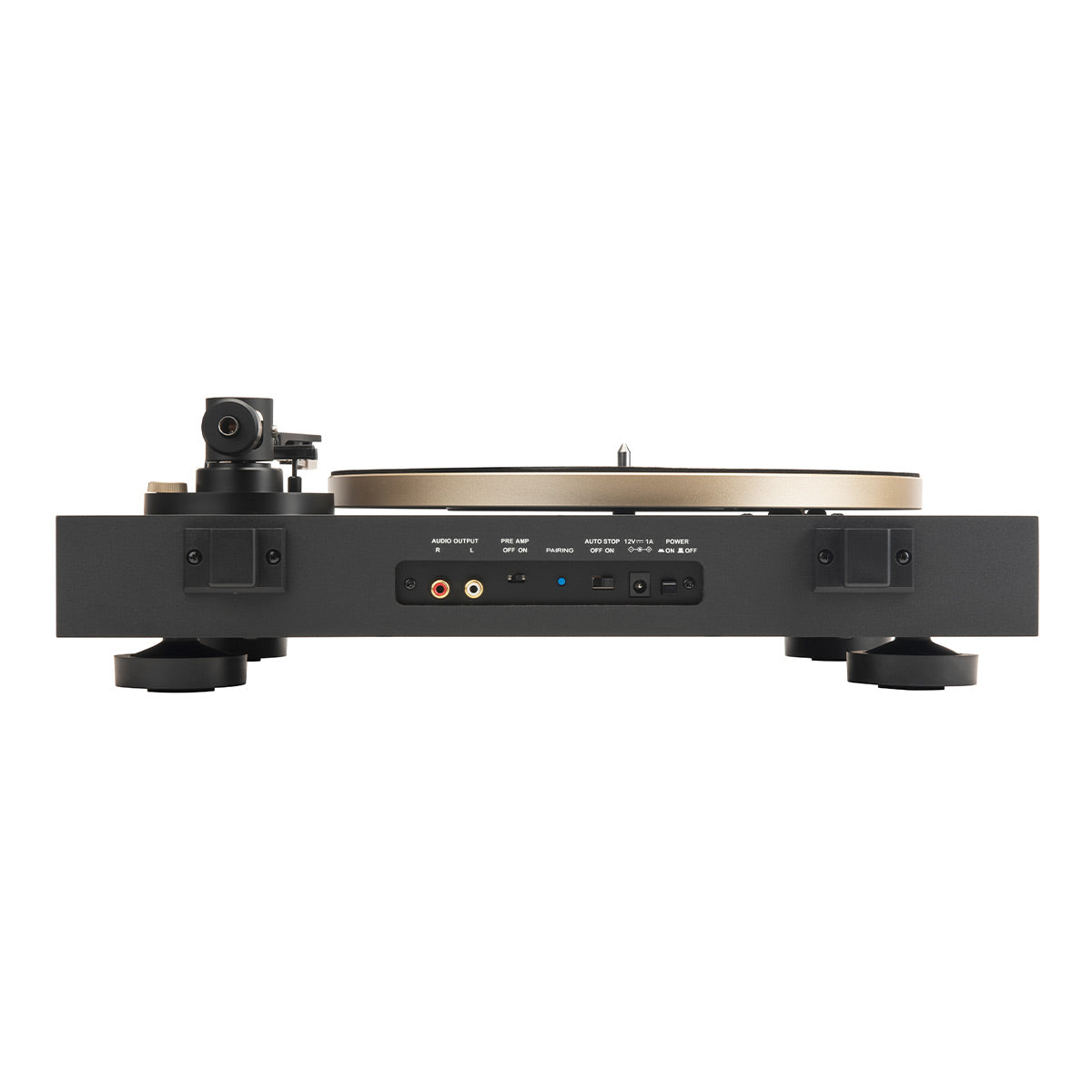 JBL Spinner BT Semi-Automatic Bluetooth Turntable with Authentics 500 Wireless Bluetooth Speaker (Black/Gold)