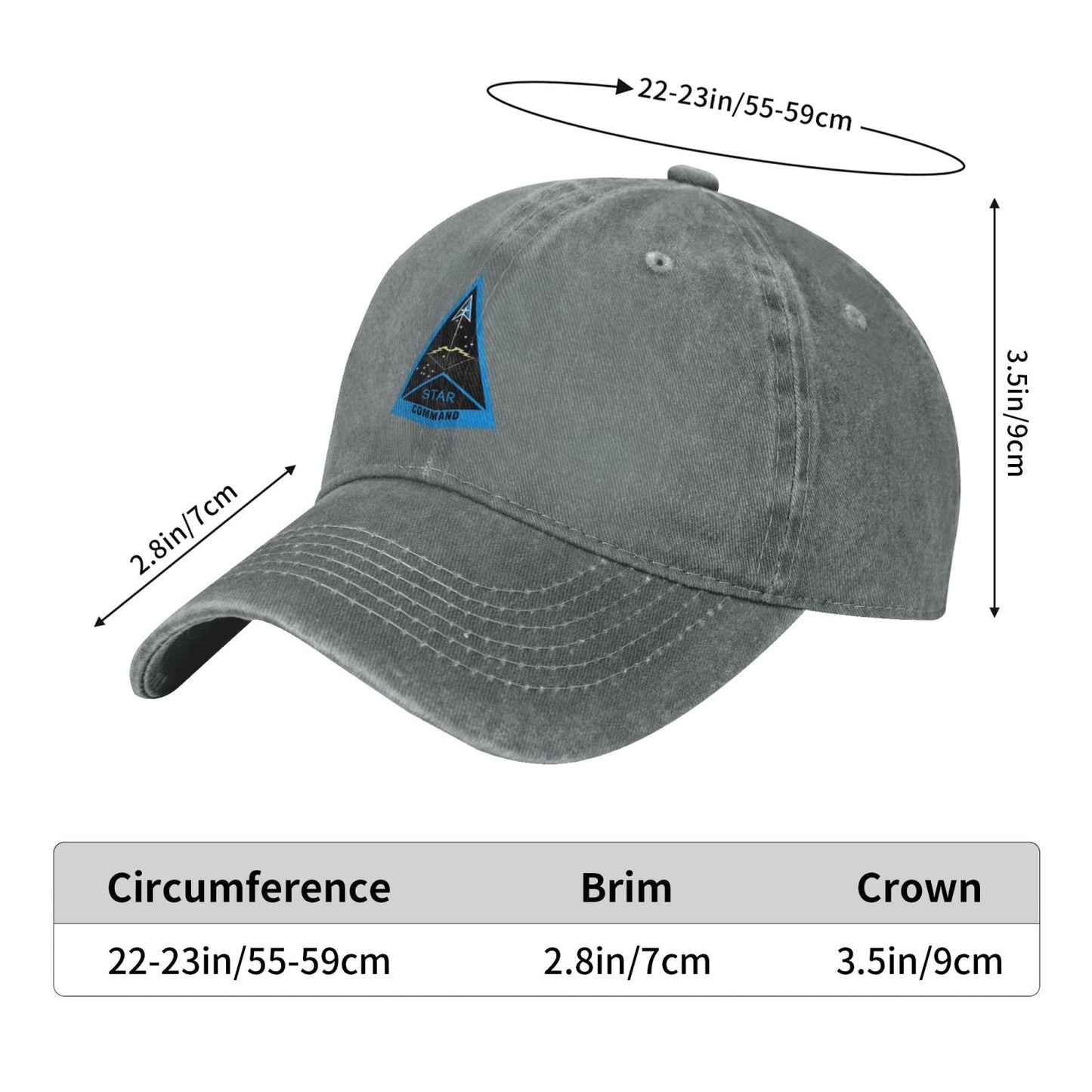 Space Training And Readiness Command Emblem Printing unisex baseball cap adjustable cap veteran gift