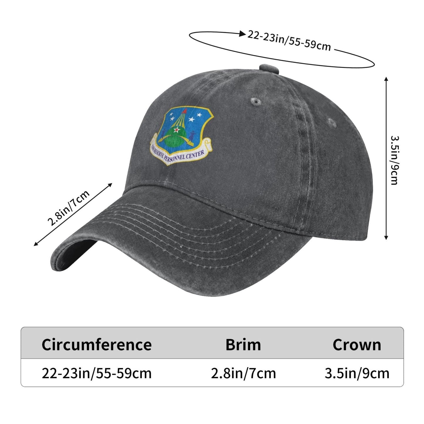 USAF-Air Reserve Personnel Center Printed unisex baseball cap adjustable cap veteran gift