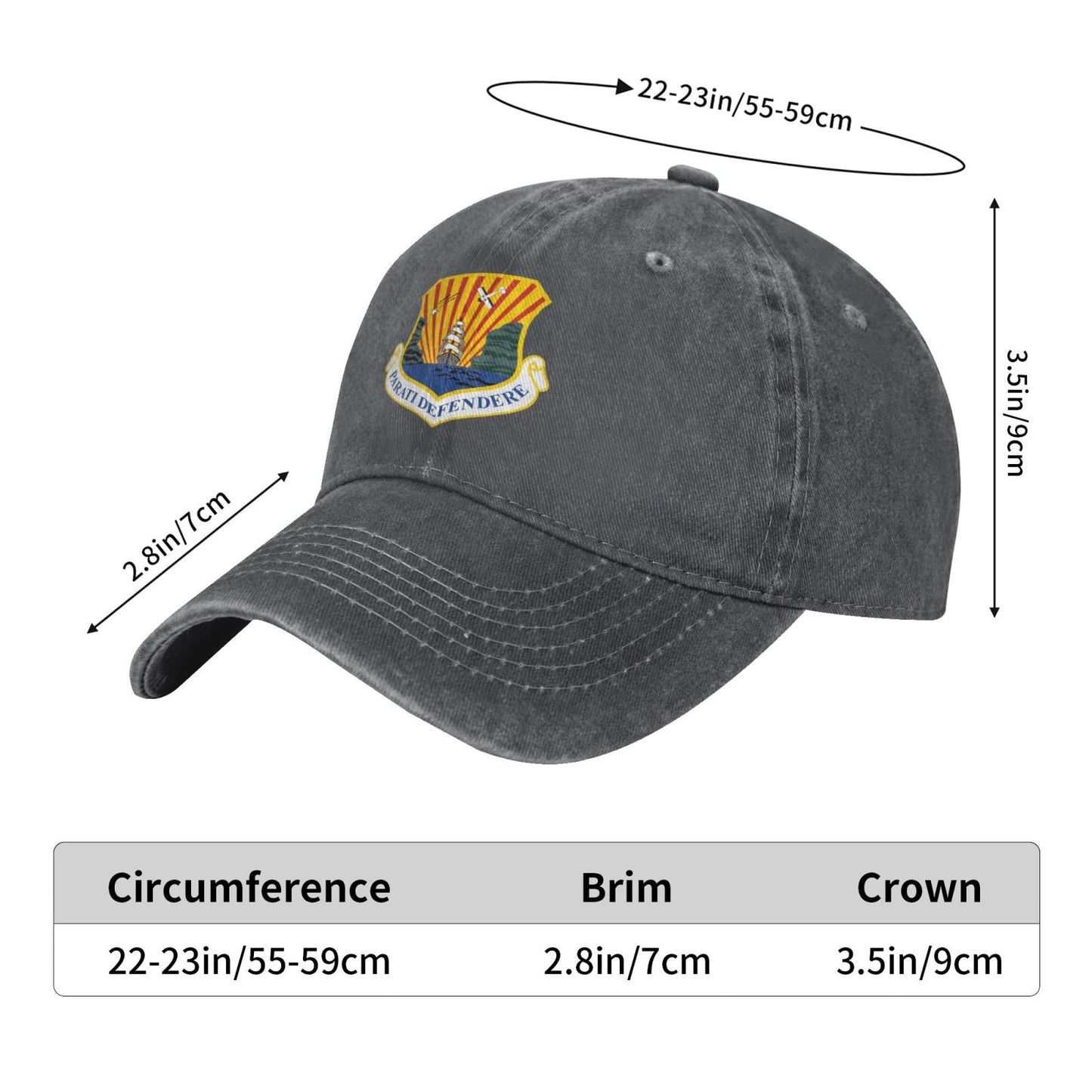 6th Air Mobility Wing Printing unisex baseball cap adjustable cap veteran gift