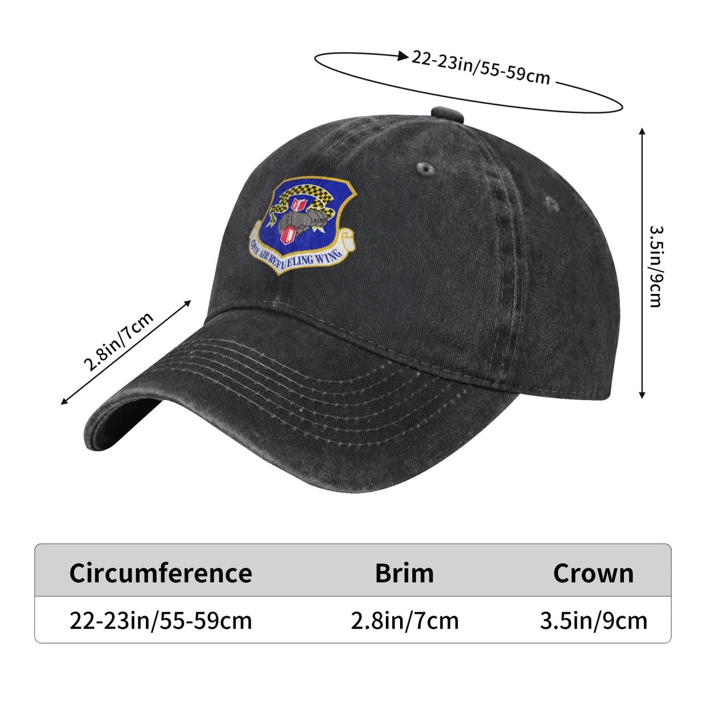 459th Air Refueling Wing Printing unisex baseball cap adjustable cap veteran gift