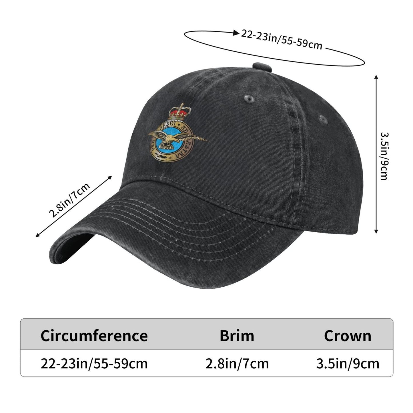 RAF-Badge Printing unisex baseball cap adjustable cap veteran gift