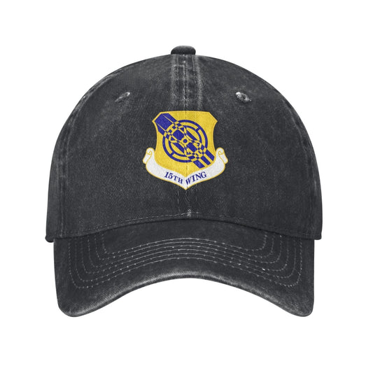 15th Wing Printing unisex baseball cap adjustable cap veteran gift