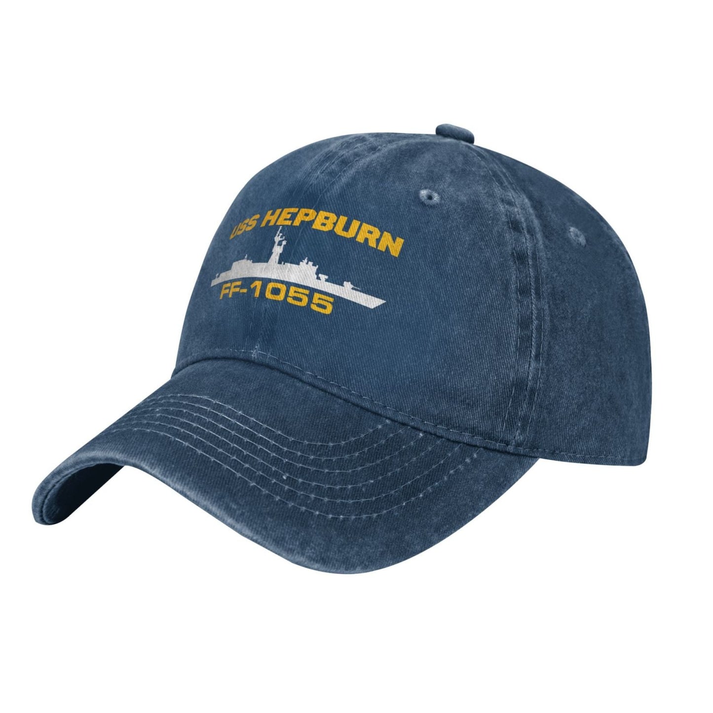 USS Hepburn (FF-1055) Printed unisex baseball cap adjustable cap veteran gift