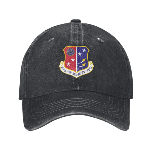 514 Air Mobility Wg Printing unisex baseball cap adjustable cap veteran gift