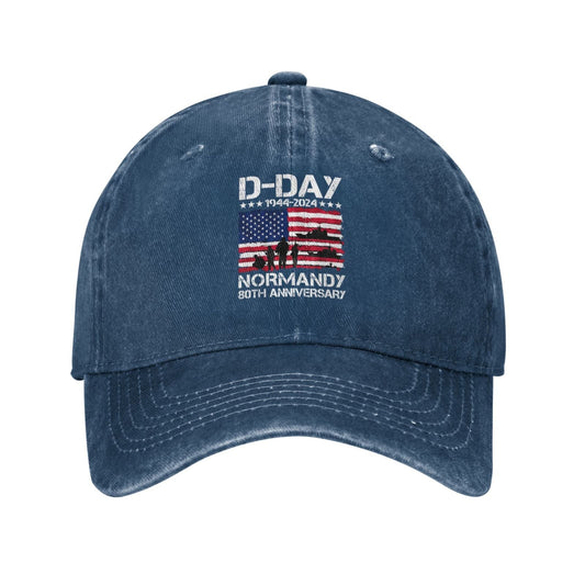 Operation Overlord 1944 D-Day Printed unisex baseball cap adjustable cap outdoor sunshade trucker hat