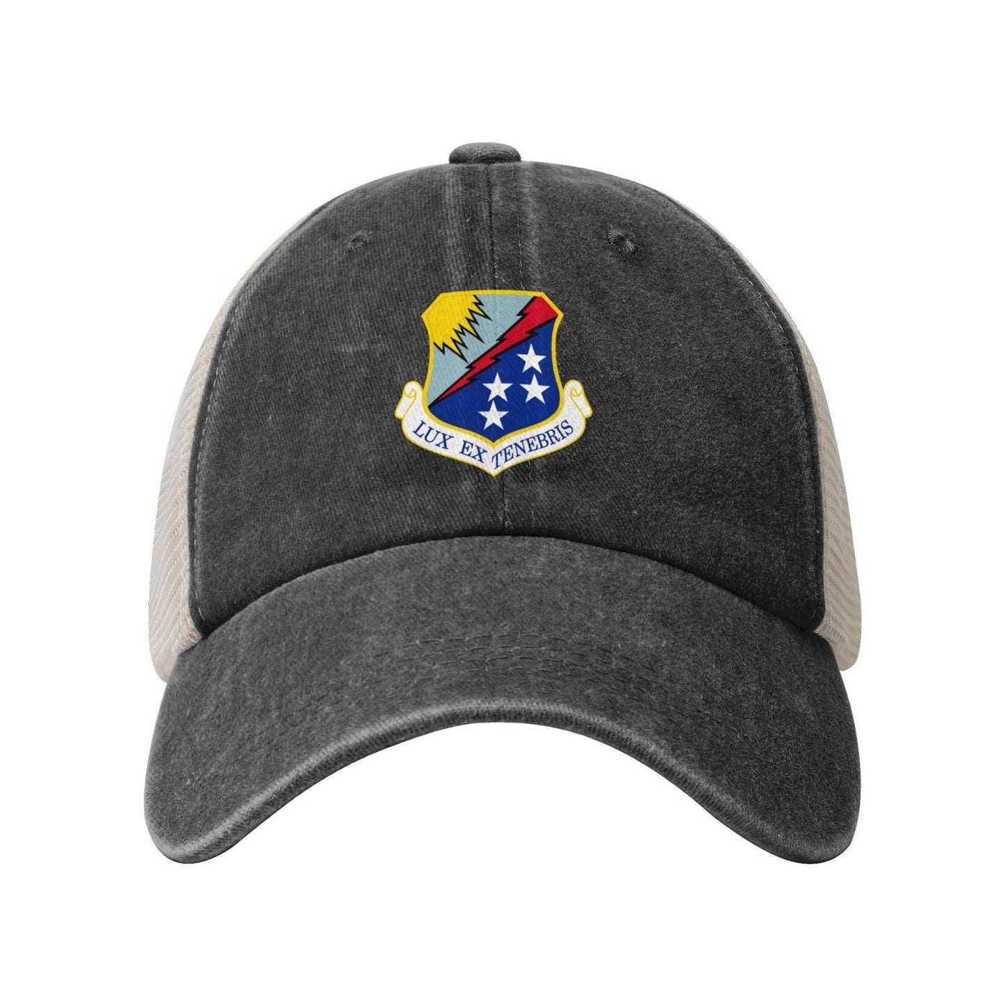 67th Network Warfare Wing Printed unisex baseball cap adjustable grid baseball cap veteran gift