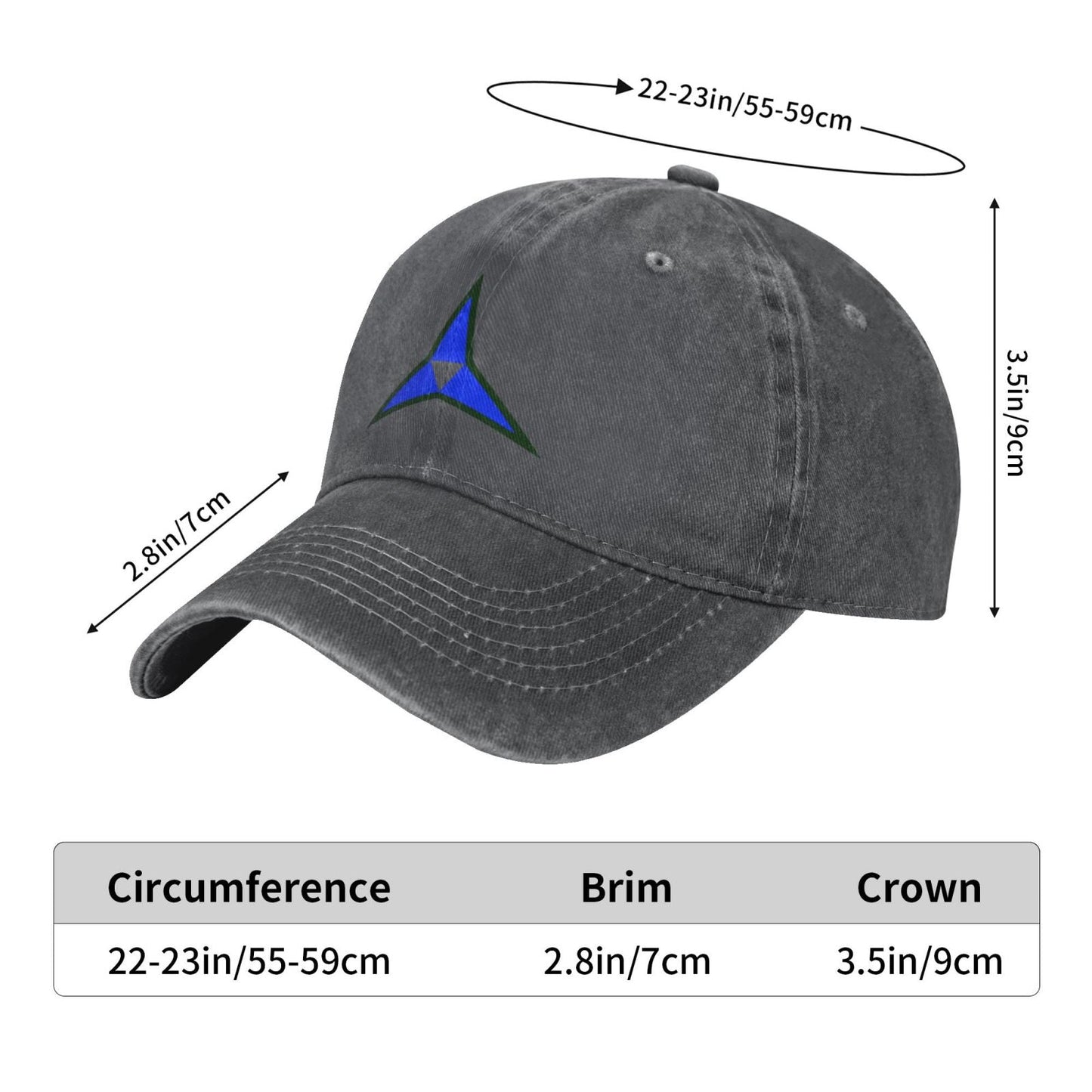 3 Corps Shoulder Sleeve Insignia Printing unisex baseball cap adjustable cap veteran gift