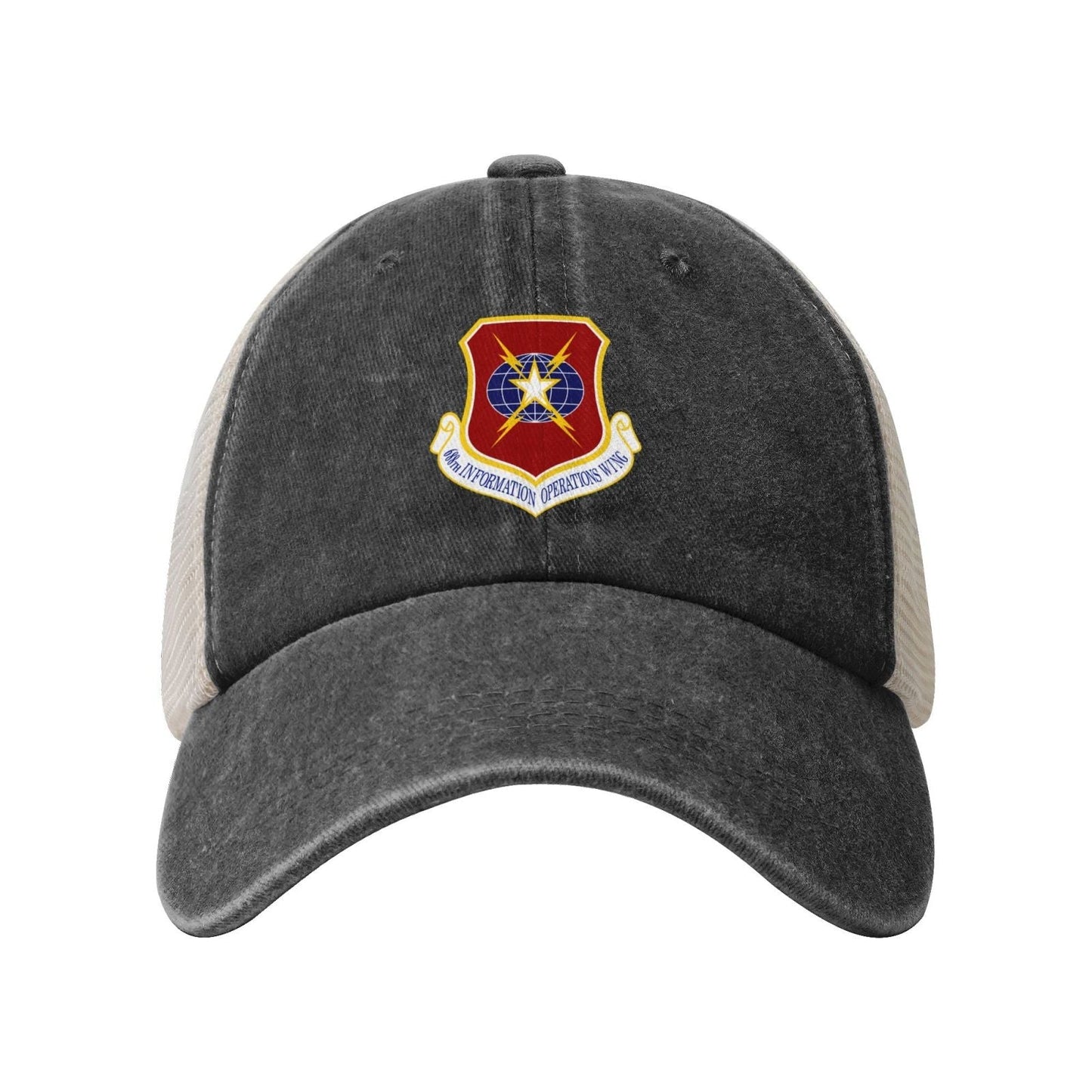 USAF-688th Information Operations Wing Printed unisex baseball cap adjustable grid baseball cap veteran gift