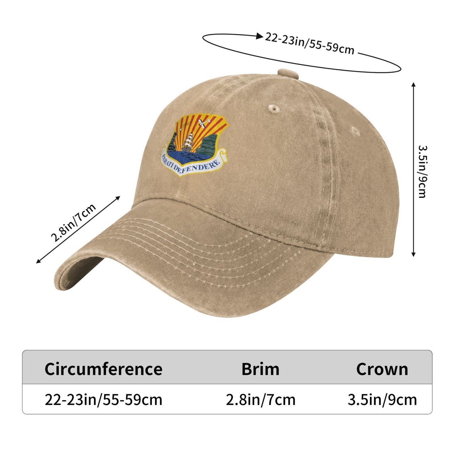 6th Air Mobility Wing Printing unisex baseball cap adjustable cap veteran gift