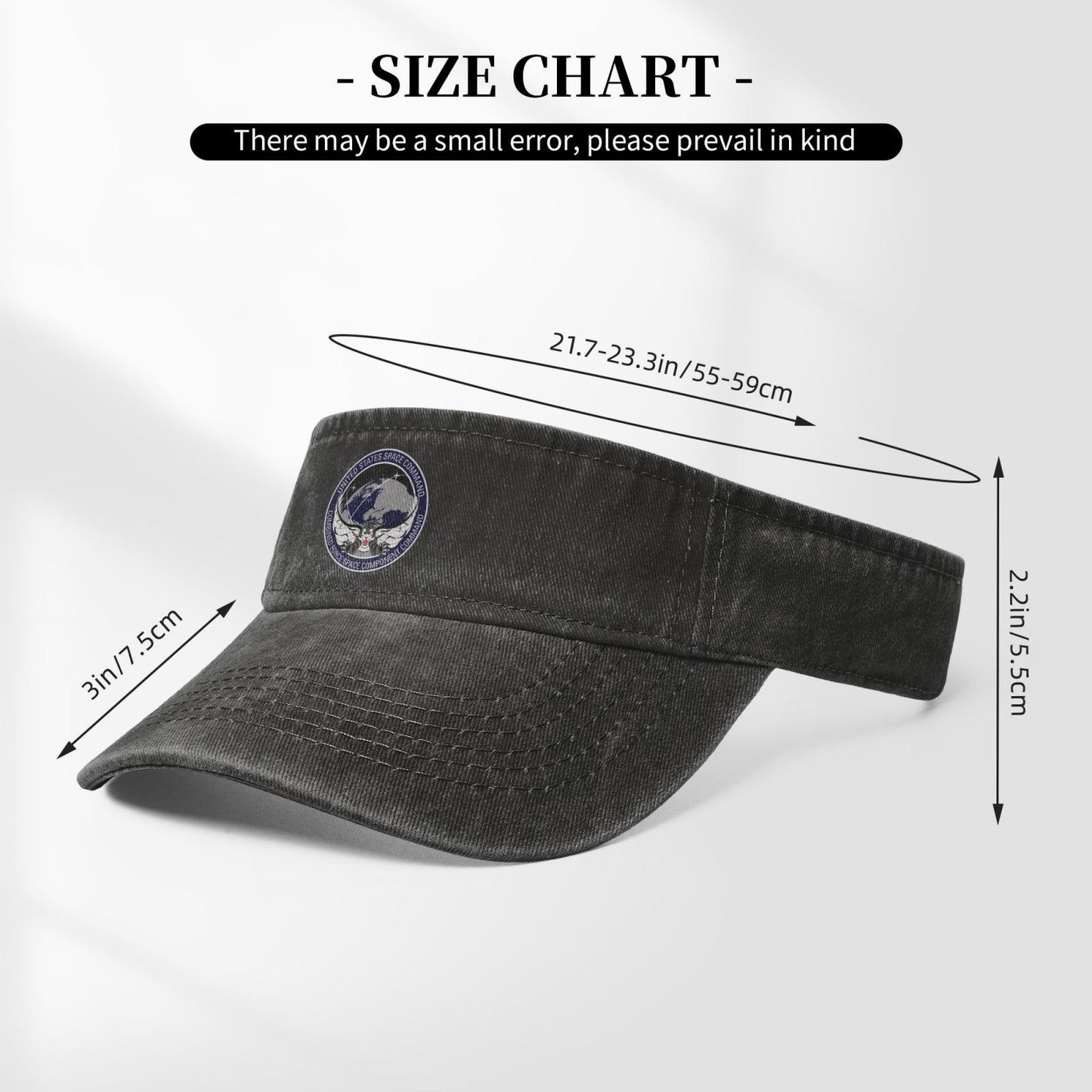 Seal Of The Combined Force Space Component Command Printing adjustable Empty Top Baseball Sun Cap unisex outdoor sport hat veterans gift