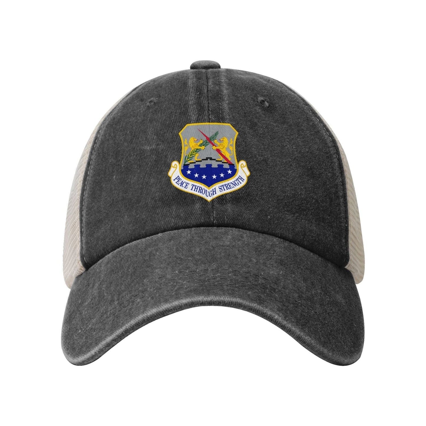 100th Air Refueling Wing Printed unisex baseball cap adjustable grid baseball cap veteran gift