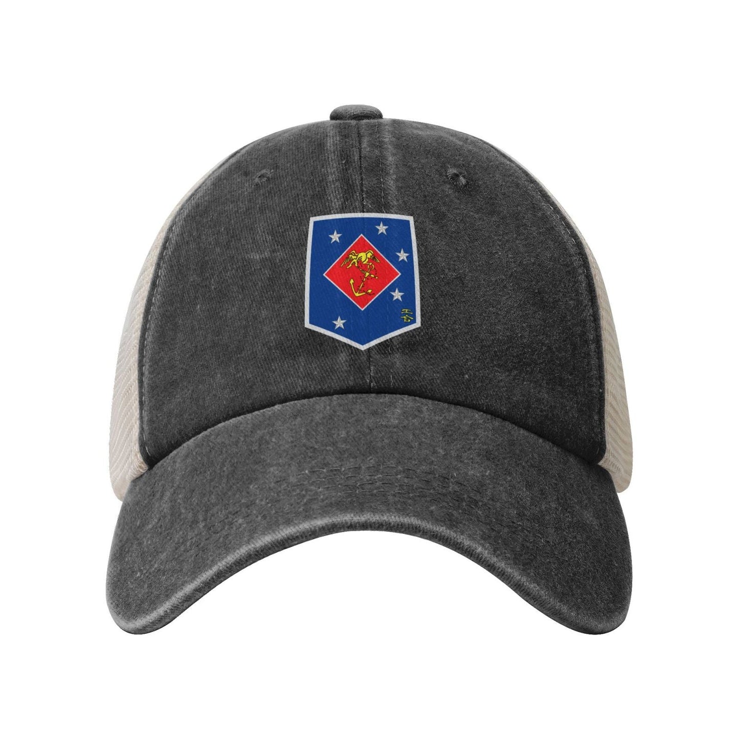 USMC MSOR Printed unisex baseball cap adjustable grid baseball cap veteran gift