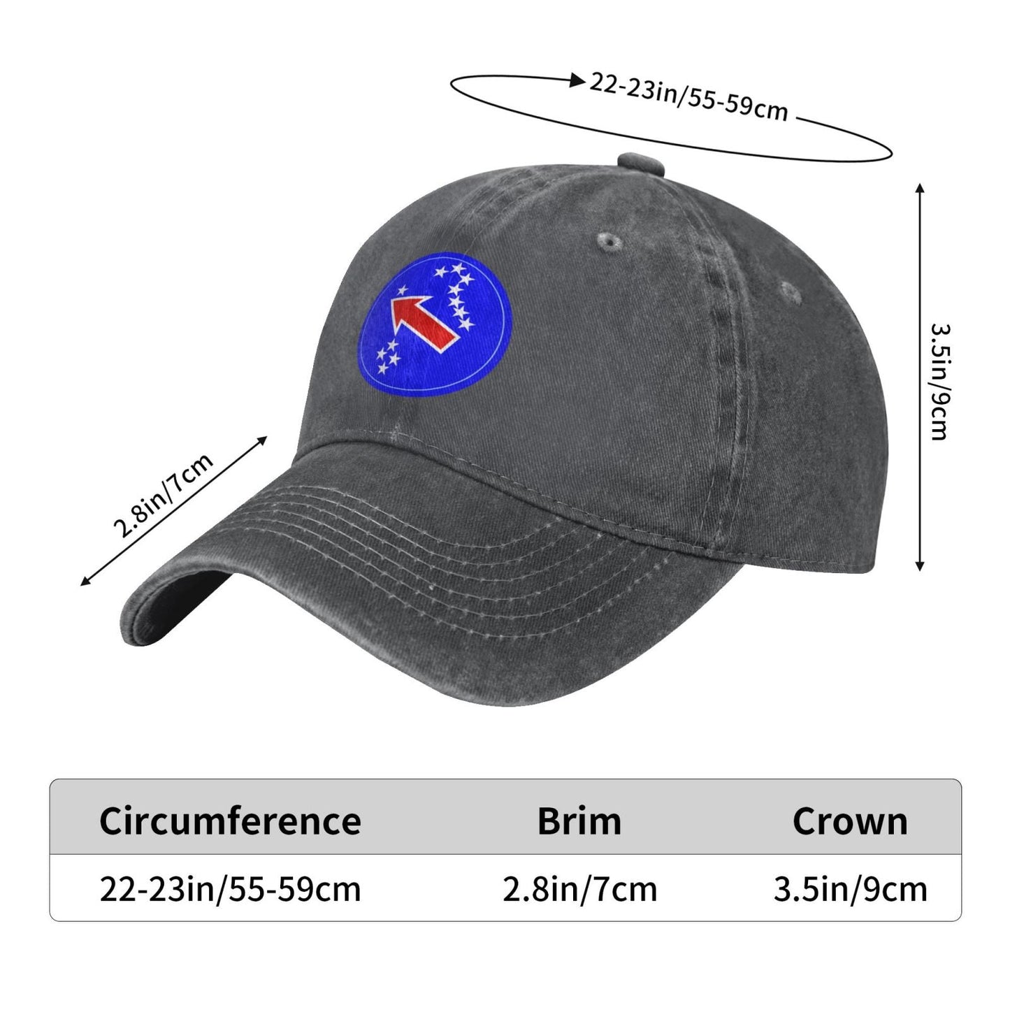 USARPAC Insignia Printing unisex baseball cap adjustable cap veteran gift
