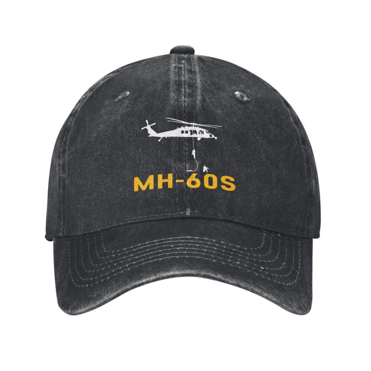 MH-60S Printing unisex baseball cap adjustable hats Outdoor leisure hat veteran gift