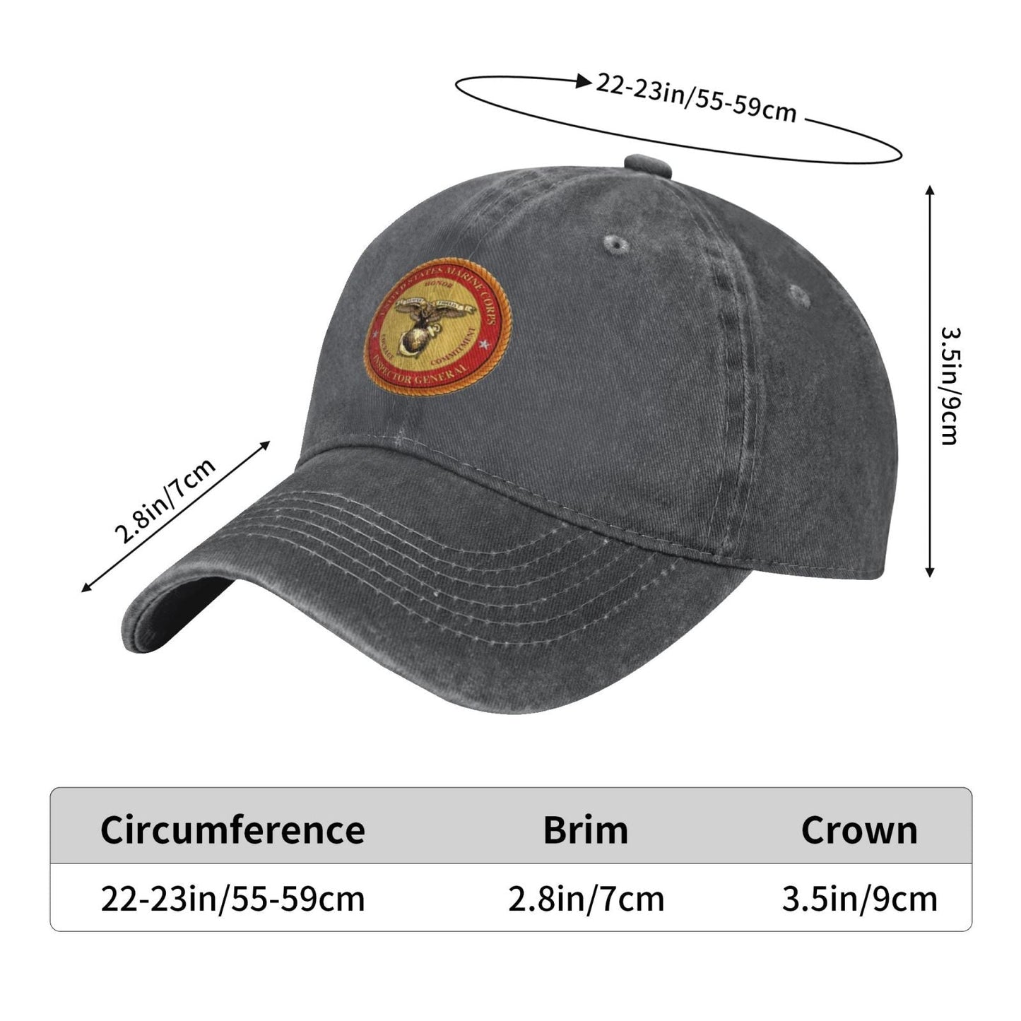 IGMC Printed unisex baseball cap adjustable cap veteran gift