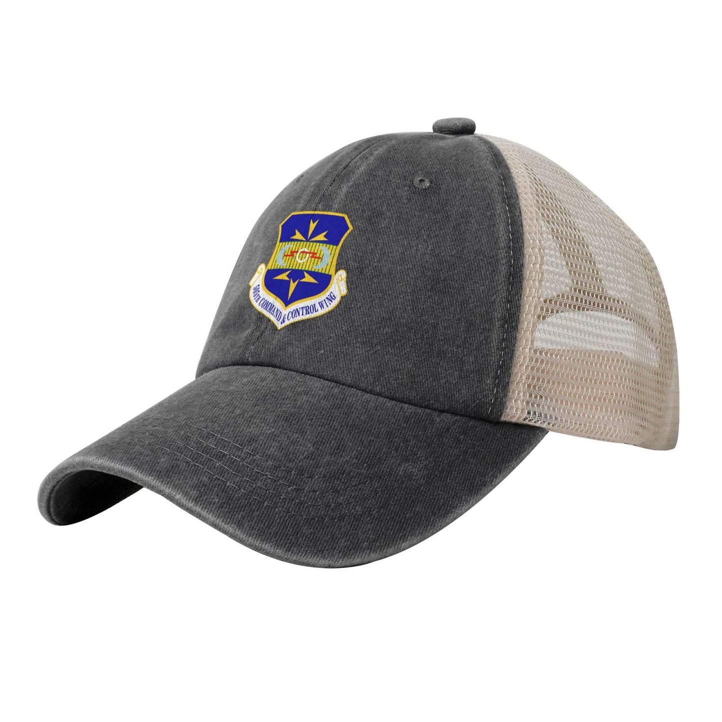 505th Command And Control Wing Printed unisex baseball cap adjustable grid baseball cap veteran gift