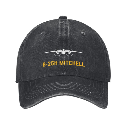 B-25H MITCHELL Printing unisex baseball cap adjustable hats Outdoor leisure hat veteran gift