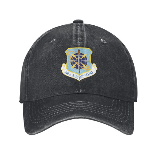 146th Airlift Wing Printing unisex baseball cap adjustable cap veteran gift