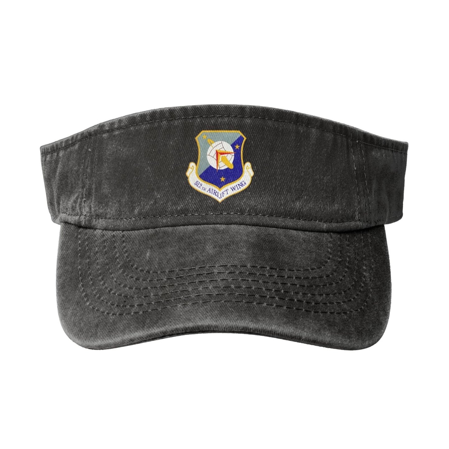 512th Airlift Wing Printing adjustable Empty Top Baseball Sun Cap unisex outdoor sport hat veterans gift