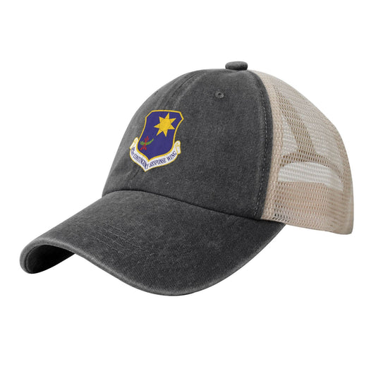 USAF-621st Contigency Response Wing Printed unisex baseball cap adjustable grid baseball cap veteran gift