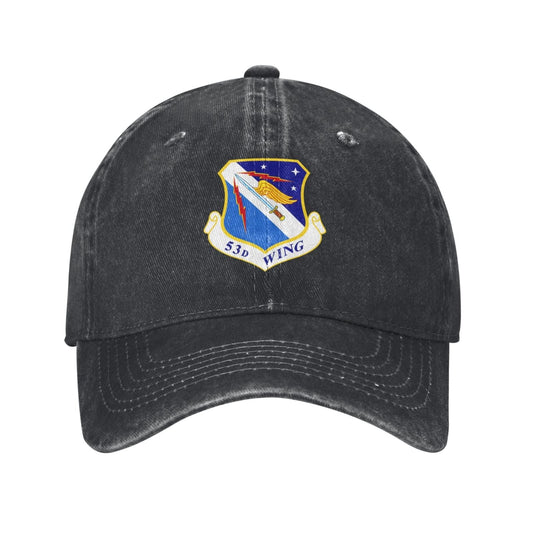 53d Wing Printing unisex baseball cap adjustable cap veteran gift