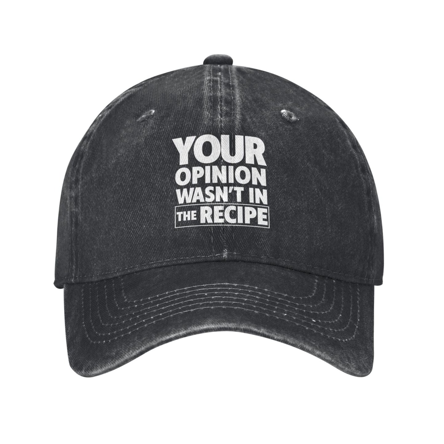YOUR OPINION WASN'T IN WASN'T IN Printed unisex baseball cap adjustable cap outdoor sunshade trucker hat