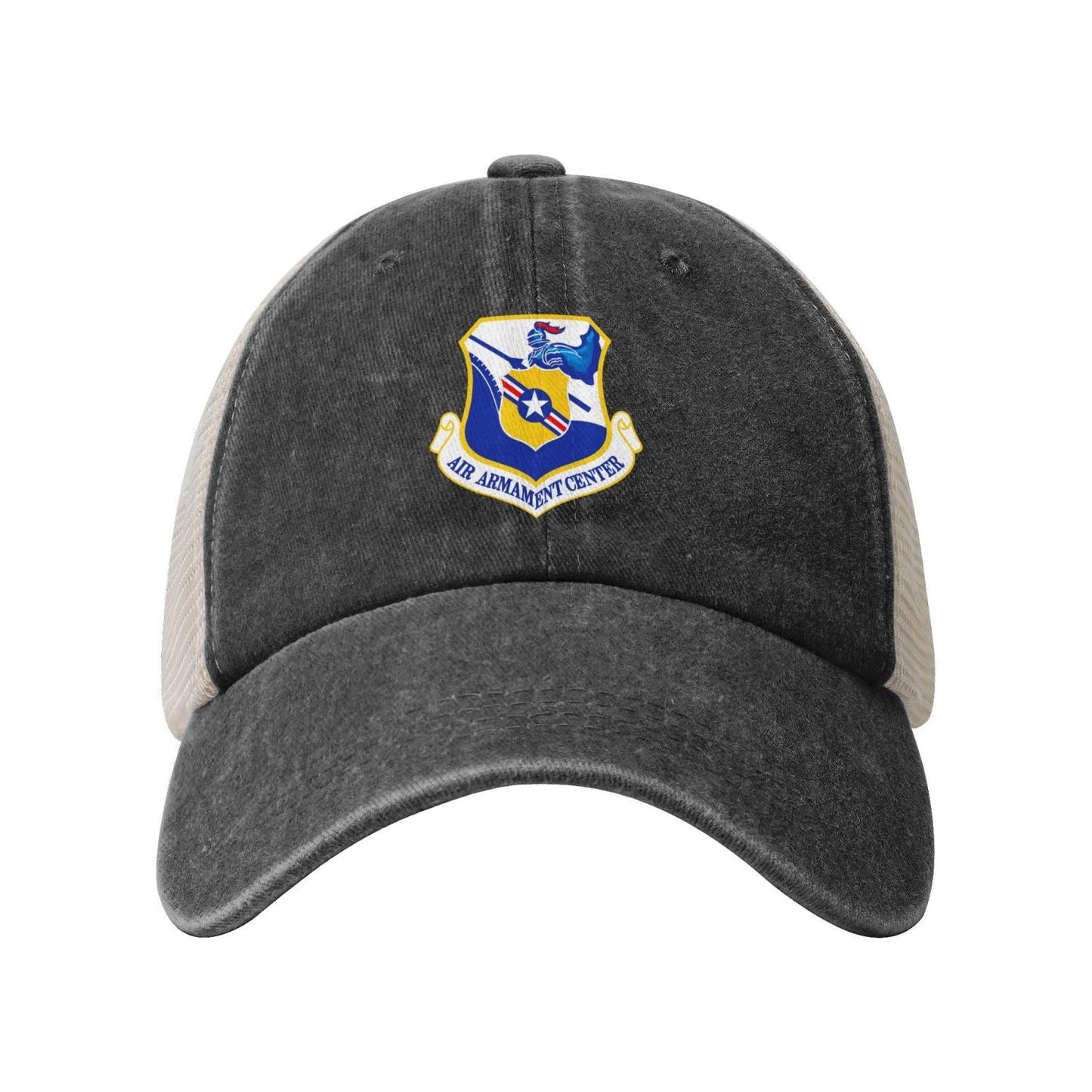 Air Armament Center Printed unisex baseball cap adjustable grid baseball cap veteran gift