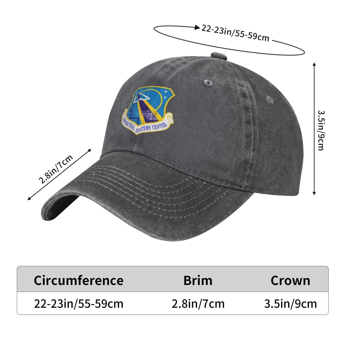 USAF-Aeronautical Systems Center Printing unisex baseball cap adjustable cap veteran gift