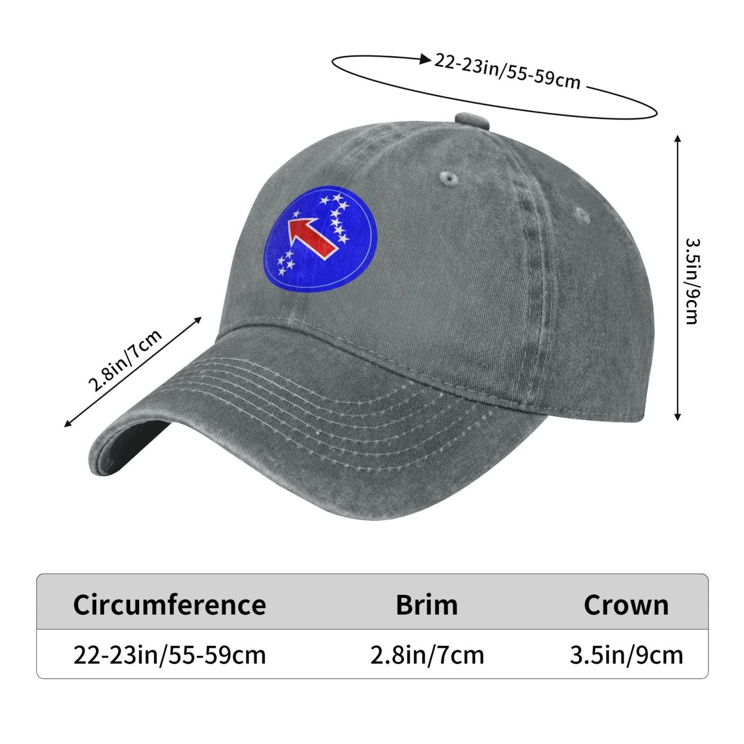 USARPAC Insignia Printing unisex baseball cap adjustable cap veteran gift