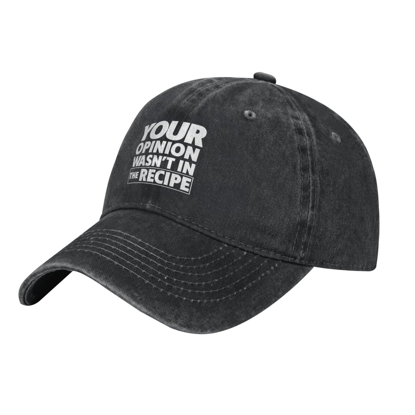 YOUR OPINION WASN'T IN WASN'T IN Printed unisex baseball cap adjustable cap outdoor sunshade trucker hat