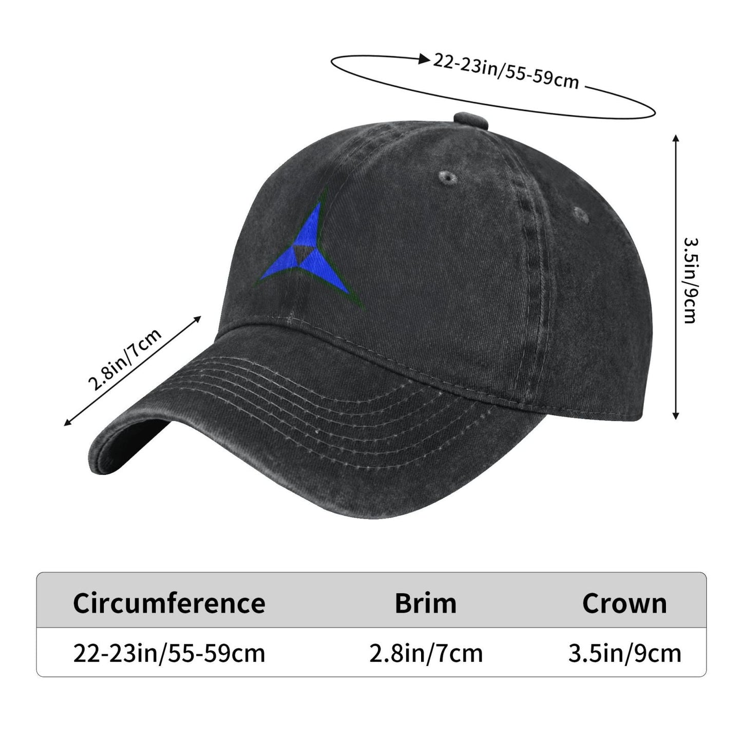 3 Corps Shoulder Sleeve Insignia Printing unisex baseball cap adjustable cap veteran gift