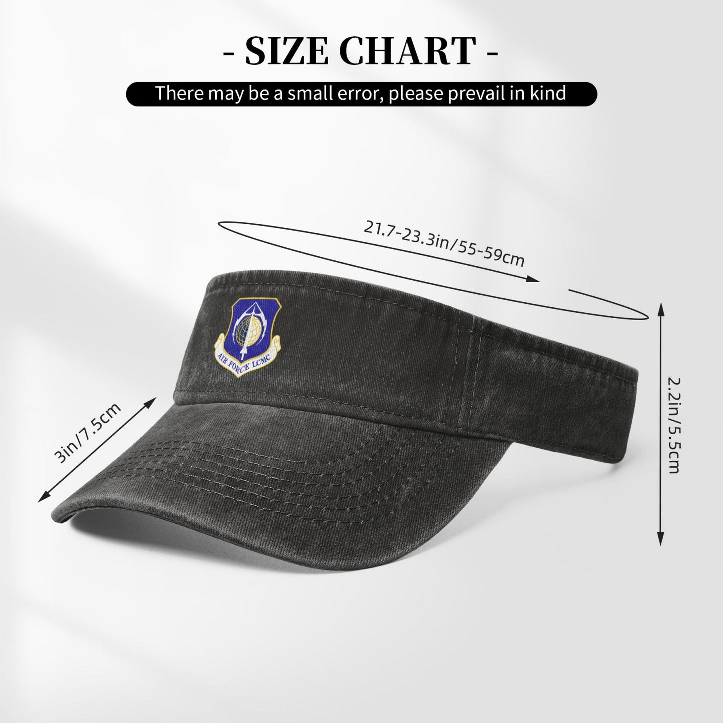 Air Force Life Cycle Management Center Printing adjustable Empty Top Baseball Sun Cap unisex outdoor sport hat veterans gift