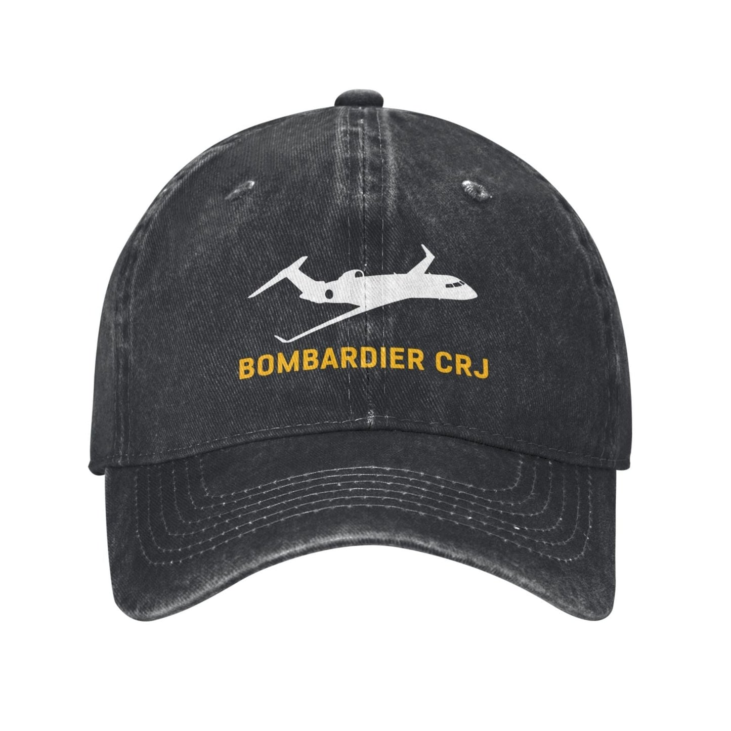 Bombardier CRJ Printing unisex baseball cap adjustable hats Outdoor leisure hat veteran gift