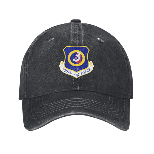 Third Air Force-Emblem Printed unisex baseball cap adjustable cap veteran gift